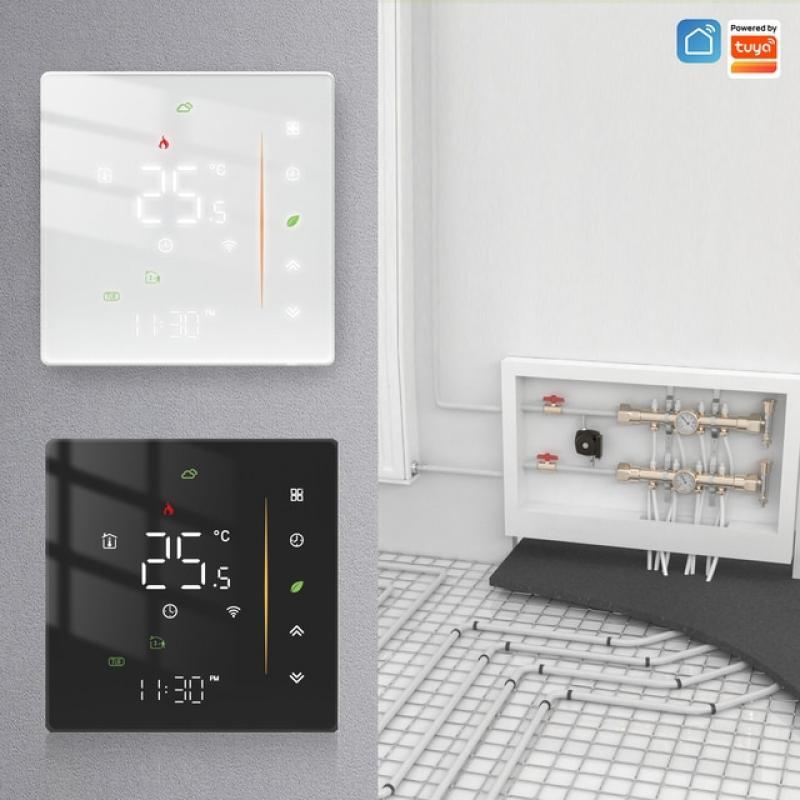 MOES WiFi Water/Electric Floor Heating Thermostat Zigbee Water Gas Boiler Temperature Control Tuya/Smart APP Alexa Google Voice