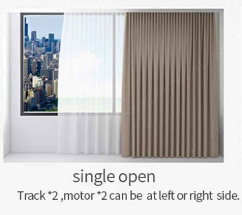 Tuya WIFI Zigbee Smart Home Electric Curtain Support Alexa Google Voice Remote Motor Customization Track Size