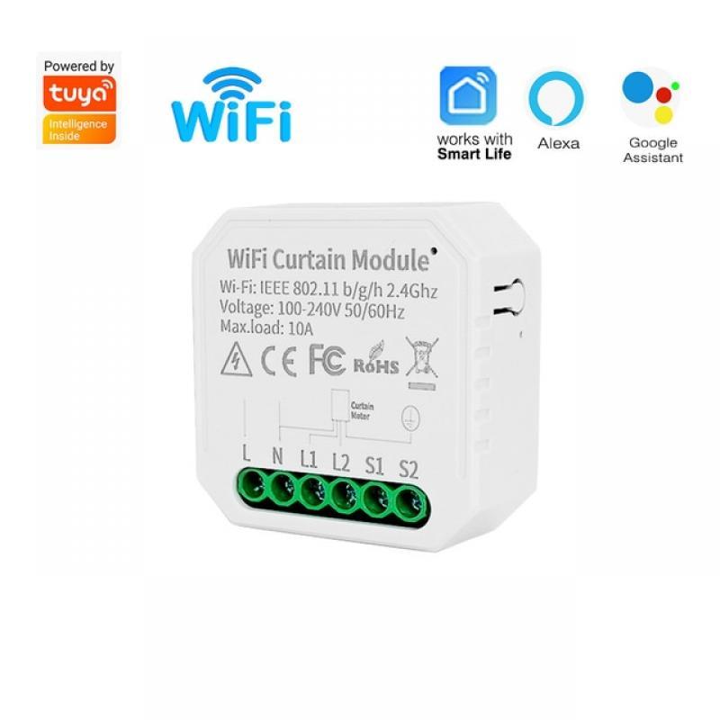 Tuya Smart WiFi Blind Curtain Switch Remote Control For Roller Shutter Electric Motor work with Google Home Alexa Smart Home