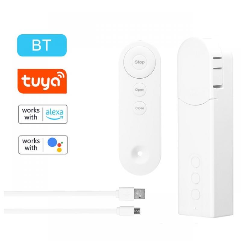 Intelligent Pull Bead Curtain Motor Electric Roller Blinds Driver Automatic Opener No Wiring Support APP Remote Control Timer