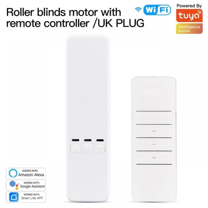MOES WiFi Motorized Chain Roller Blinds Shade Shutter Drive Electric Curtain Motor RF Remote Tuya Smart App Control Alexa/Google