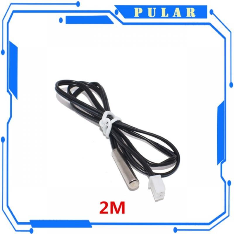 Hot 50cm 1m 2m 3m NTC Thermistor Temperature Sensor Waterproof Probe Wire PLR 10K 1% 3950 W1209 W1401 cable