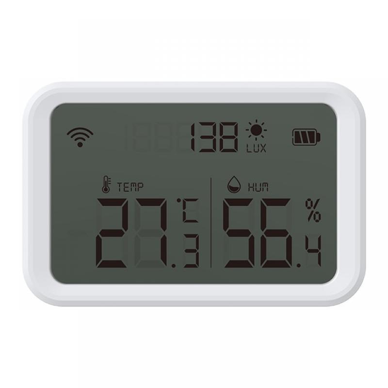 Smart Zigbee Temperature And Humidity Sensor Real-time Detection Smart Thermometer Battery Display Tuya Hygrometer Smart Home