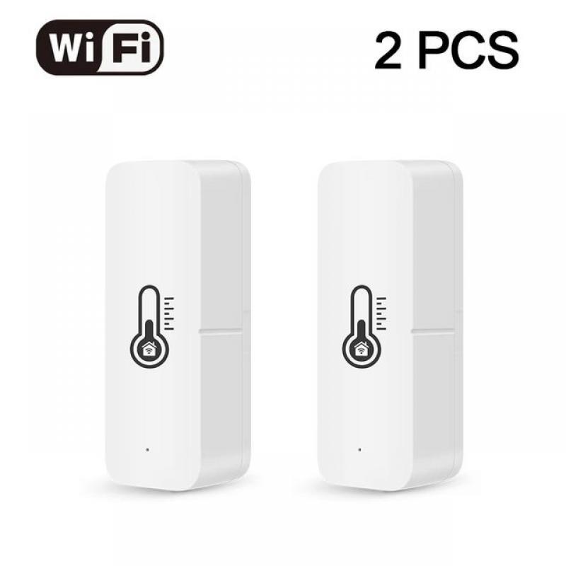 Tuya WiFi/Zigbee Smart Temperature Humidity Sensor Indoor Hygrometer APP Remote Monitor Via Smart Life Works With Alexa Google