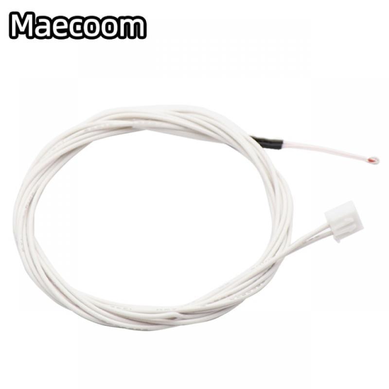 3D Printer parts Thermistor NTC Temperature Sensor 3950 1% line100&150cm 100K with XH2.54 Dupont Terminal 2P Connector Terminal
