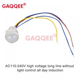 DC 12V24V LED PIR Sensor Detector Smart Switch 220V110V Infrared Human Body Motion Time Delay Mode Lighting Induction Automatic