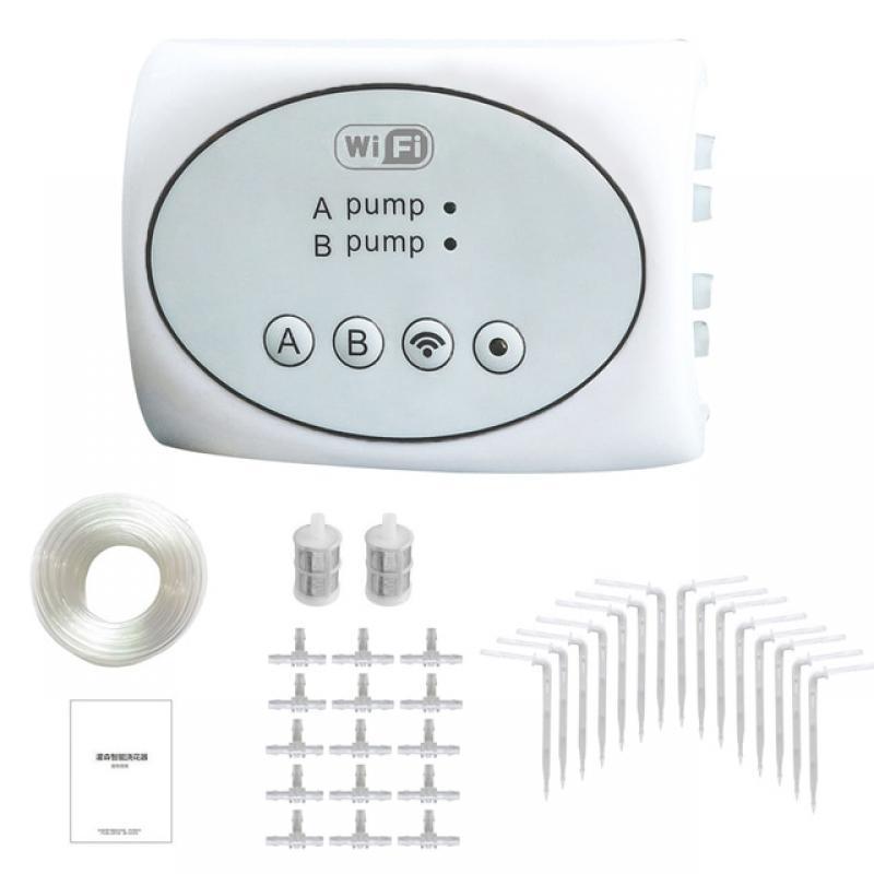 WiFi Smart Garden Irrigation Controller Plant Automatic Drip Irrigation System Kit Mobile Phone Control Watering Timer Device