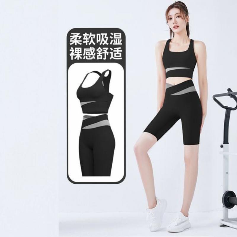 Women Cross Patchwork Bras Fitness High Elastic Shockproof Gather Underwear Tops Sexy Backless Push Up Bra Workout