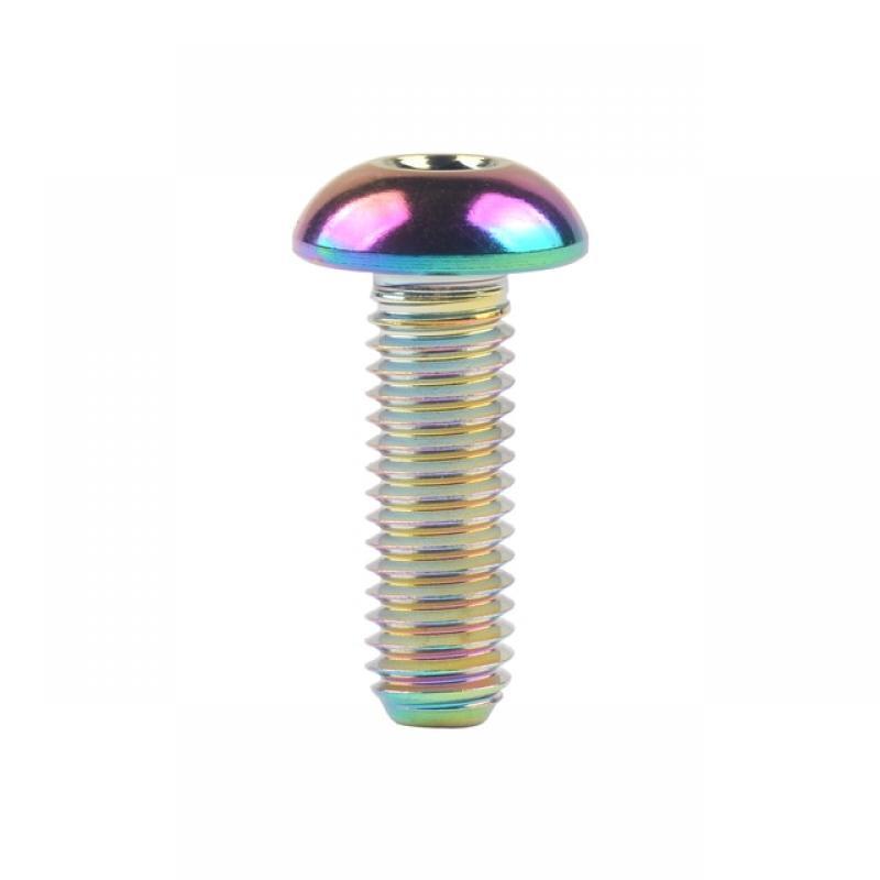 Weiqijie Titanium Bolt M3 / M4 / M5 x 6 8 10 12 15 18 20 25 30mm Allen Key for Bicycle Bottle Cage Fixing Screws