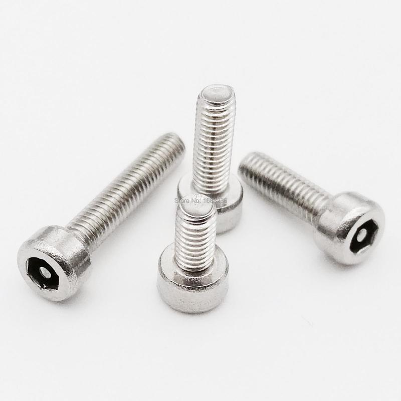 20pcs M3 SUS 304 A2-70 stainless steel Hex Hexagon Socket Allen Cap Head with Pin Tamper Proof Anti Theft Security Screw Bolt