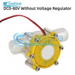 DC 5V 12V 0-80V Micro Hydro Generator Turbine Flow Hydraulic Conversion Water Flow Generator Energy Conversion Energy Generators