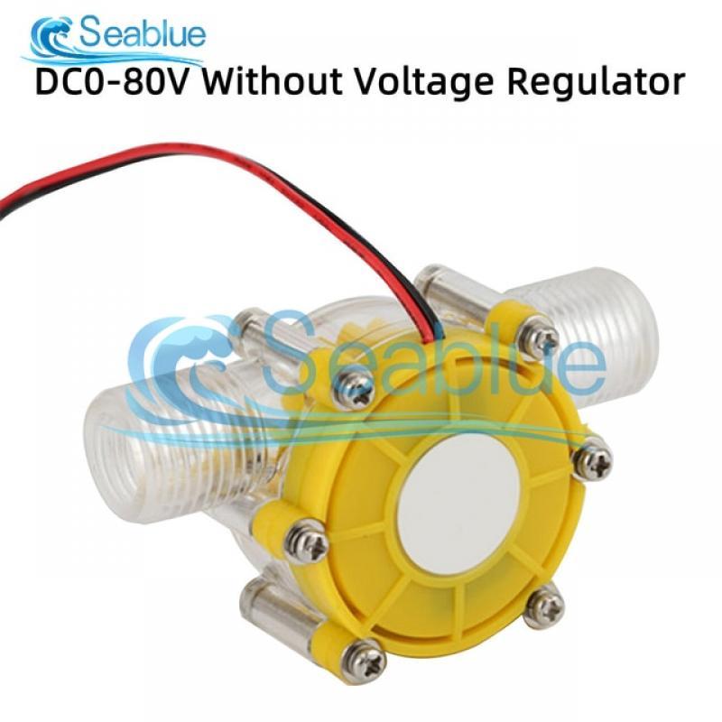 DC 5V 12V 0-80V Micro Hydro Generator Turbine Flow Hydraulic Conversion Water Flow Generator Energy Conversion Energy Generators