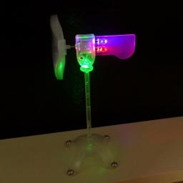 Wind Generator Turbine LED Teaching Tools Sample Model Smallest 360 Degrees Mini Wind Turbines Alternative Energy Generator