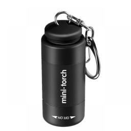 LED Mini Torch Light USB Charging Waterproof Flashlight Outdoor Emergency Lights Keychain Lamp Hiking Camping Portable Lighting