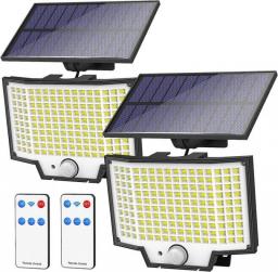 Solar Lights 160 LED Waterproof Solar Flood Light Security Motion Sensor Light Luces Solares With 5m Cable For Fence Patio, Yard