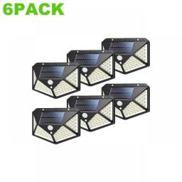 Solar Lights Outdoor 3 Modes LED Solar Security Lights Wireless Waterproof Motion Lights Wall Lights For Front Door Backyard