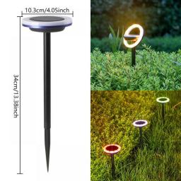 Solar Outdoor Lights Lawn Lamp IP65 Waterproof Pathway Walkway Villa Yard Wedding Holiday Garden Decoration Solar Lamps