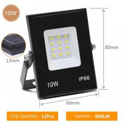 220V LED Flood Light Outdoor 30W 50W 100W 150W 200W Waterproof IP66 Led Floodlights Spotlight Home Garden Decor Street Wall Lamp