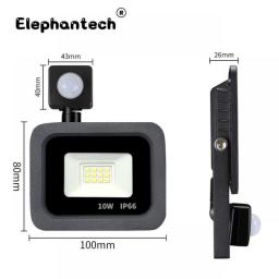 10W 20W 30W 50W 100W LED Floodlight 220V 240V Waterproof PIR Motion Sensor Floodlight Outdoor Wall Lamp Flood Light Spotlight