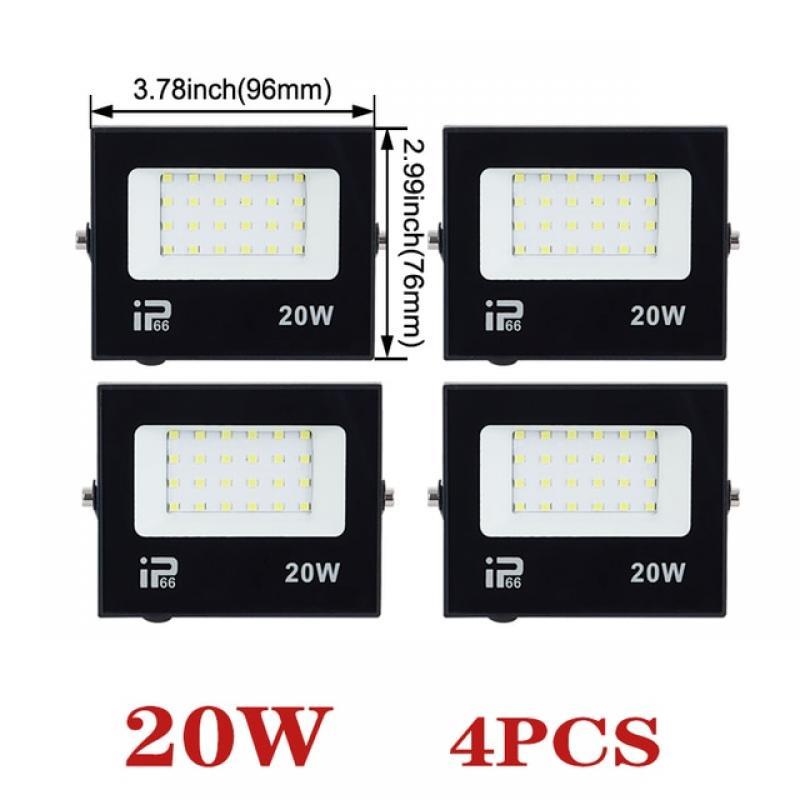 LED Flood Light Waterproof Outdoor Spotlight 220V 200W 150W 100W 50W 30W 20W 10W Projector Street Light Wall Lamp Garden Light