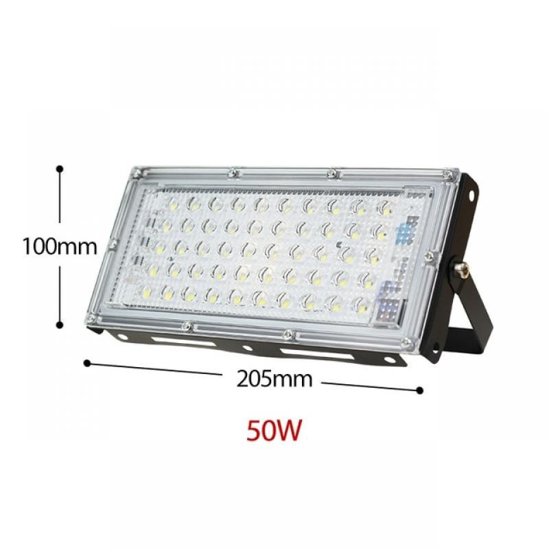 LED Floodlight 150W 100W 50W Outdoor Wall 220V 240V Black Floodlight street IP65 Waterproof Reflector Garden Lighting