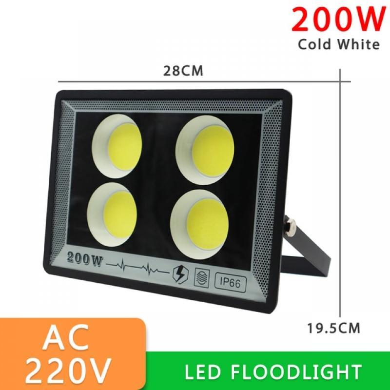LED FloodLight 220V 50W 100W 200W 300W 500W Waterproof High Bright Outdoor Garden Projector Lighting Spotlight Wall Flood Lights