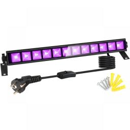 40W UV Balck Light 395nm Blacklight Bar Halloween Fluorescent DJ Disco Party Lights Illuminate The 20x20 Foot Area