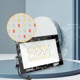 WiFi Smart Floodlight Outdoor RGB Floodlight Led Landscape Lamp Stage Bluetooth Atmosphere Tree Lamp