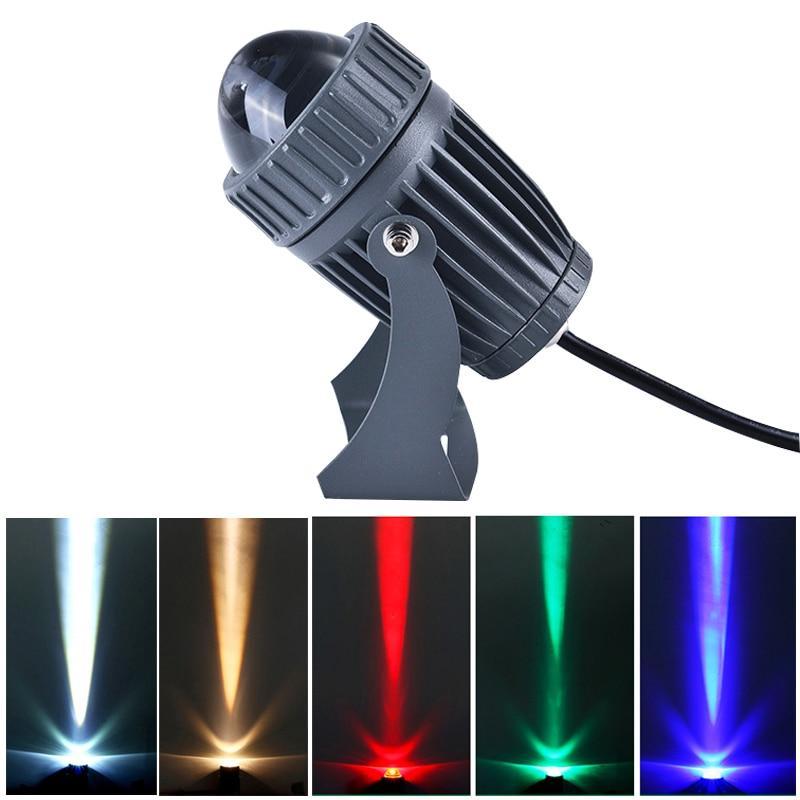 Outdoor Led Floodlight 3W 10W Led Spot Light Lighting Narrow Angle Wall Washer Landscape Lighting AC100 240V DC12V