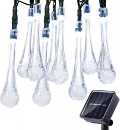Solar String Lights LED Water Drop Lights Outdoor Waterproof Solar Christmas Lights For Garden Patio Yard Tree Party Decor