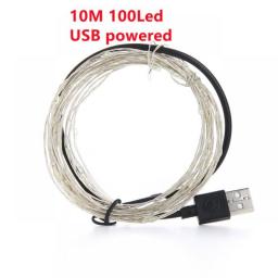 Led Fairy Lights Copper Wire String 1/2/5/10M Holiday Outdoor Lamp Garland For Christmas Tree Wedding Party Decoration