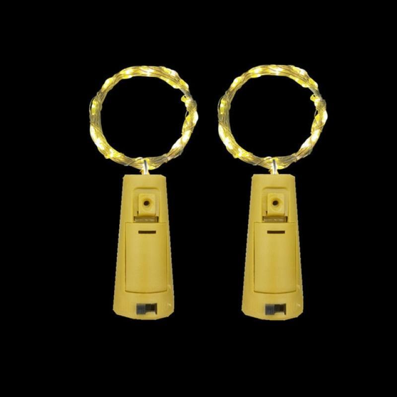 Garland Wedding Christmas Party Holiday Decoration 1-3M Bottle Stopper for Glass Craft LED Fairy String Lamps Copper Wire Lights