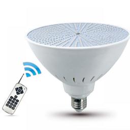 12v Low Voltage E27 Hotel Pool Light Wireless Remote Control 45w Colorful PAR38 Underwater Lights Ip68 Rgb Garden Water Features