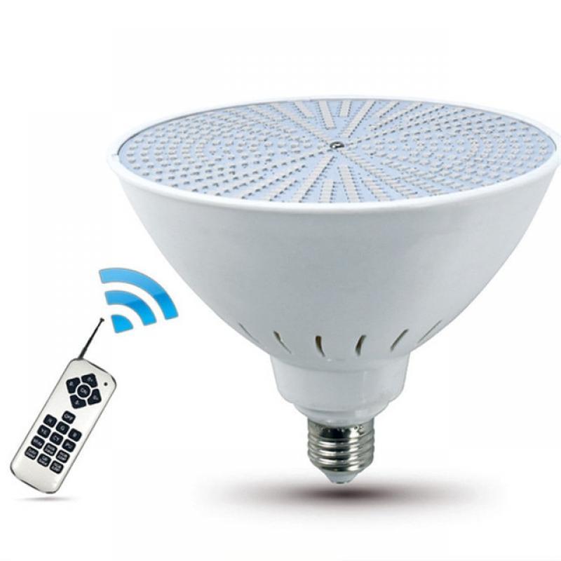12v Low Voltage E27 Hotel Pool Light Wireless Remote Control 45w Colorful PAR38 Underwater Lights Ip68 Rgb Garden Water Features