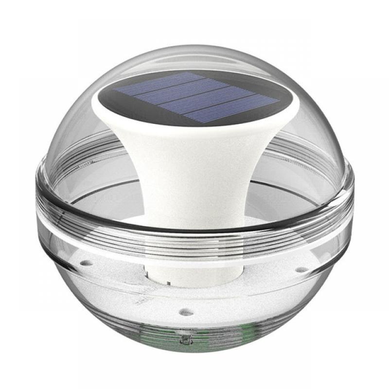 D2 Solar Floating Pool Light RGB Color Changing Waterproof Garden Ball Lamp Underwater Lights for Swimming Pool Pond Decor Light