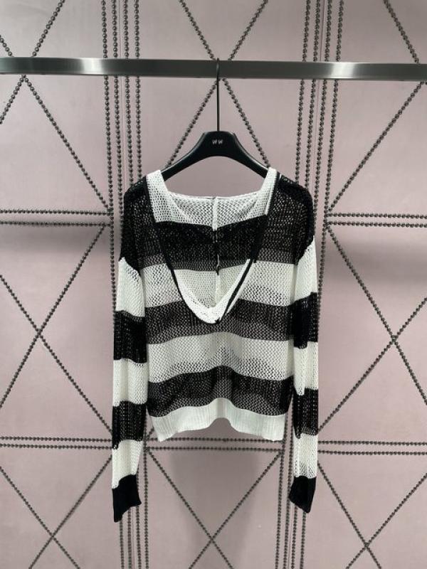 14-The new spring and summer thin knitted small jacket is fashionable and versatile, loose, simple and casual