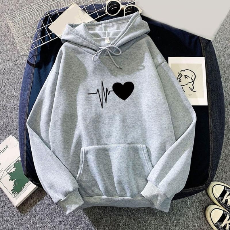 Women's Y2k Casual Hoodies Autumn Winter New Tricolor Colorblock Letter Print Round Neck Long Sleeve Femininas Pullover Sweater