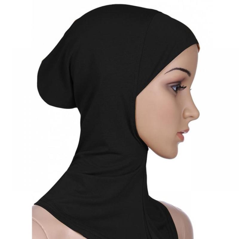 Woman Adjustable Soft Muslim Full Cover Inner Female Hijab bonnet Cap Islamic Underscarf Neck Head Bonnet Hat