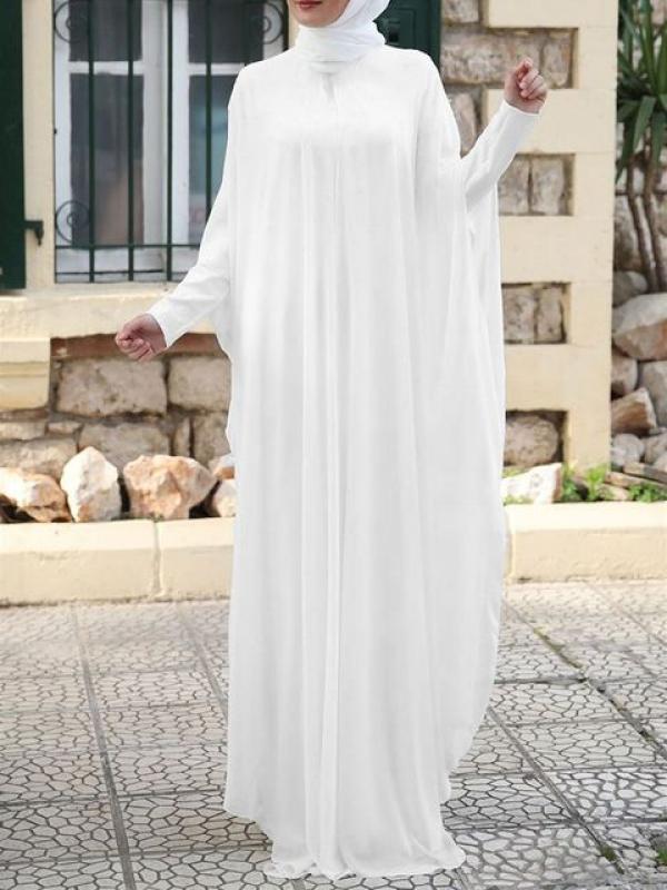 ZANZEA Fashion Summer Long Sundress Ramadan Hijab Vestido 2pcs Women Long Sleeve Dress Party Muslim Kaftan Abaya Maxi Dresses