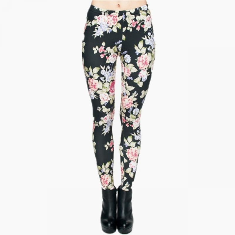 Brands Women Fashion Legging Aztec Round Ombre Printing leggins Slim High Waist  Leggings Woman Pants