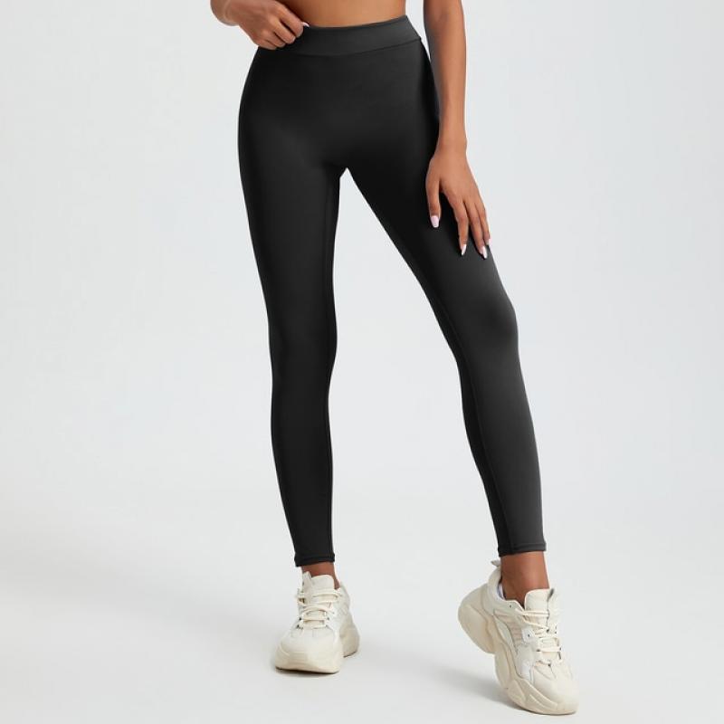 SALSPOR Sexy Vhigh Waist Sporty Leggings Woman Mallas Exercise Stretch Gym Leggings Women Casual Seamless Fitness Pants Thin