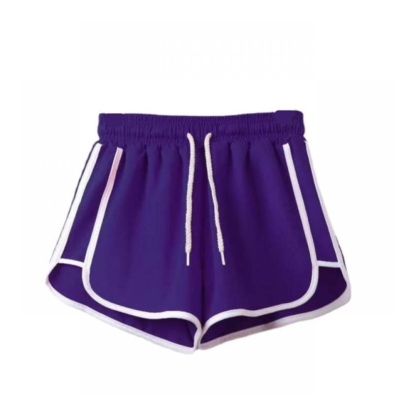 Summer Fashion Casual Bottoms Shorts Women Candy Color Breathable Plus Size Shorts Casual Lady Elastic Waist Sports Short Pants