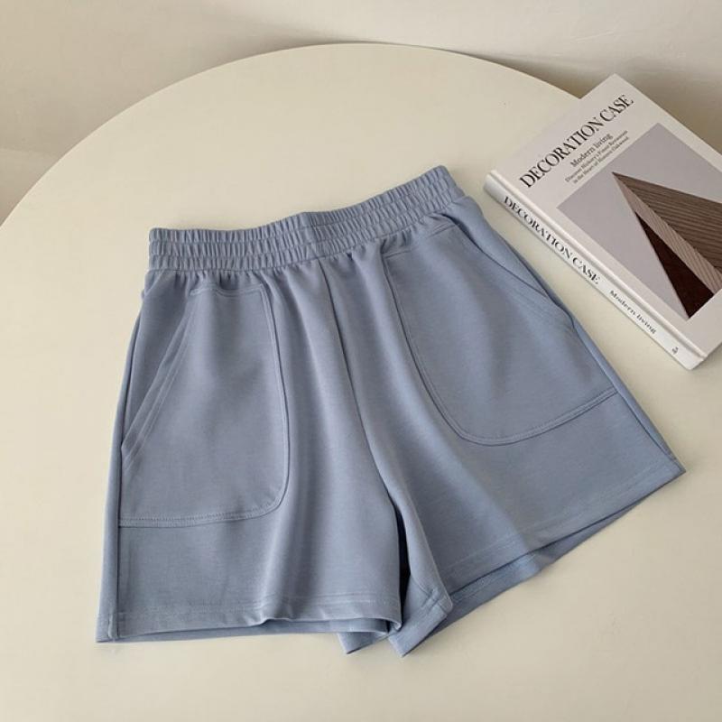 Women Simple Soft Shorts Cotton Large Size Casual Shorts Yoga Beach Pants Female Sports Shorts Wide Leg Bottoms Hot Streetwear