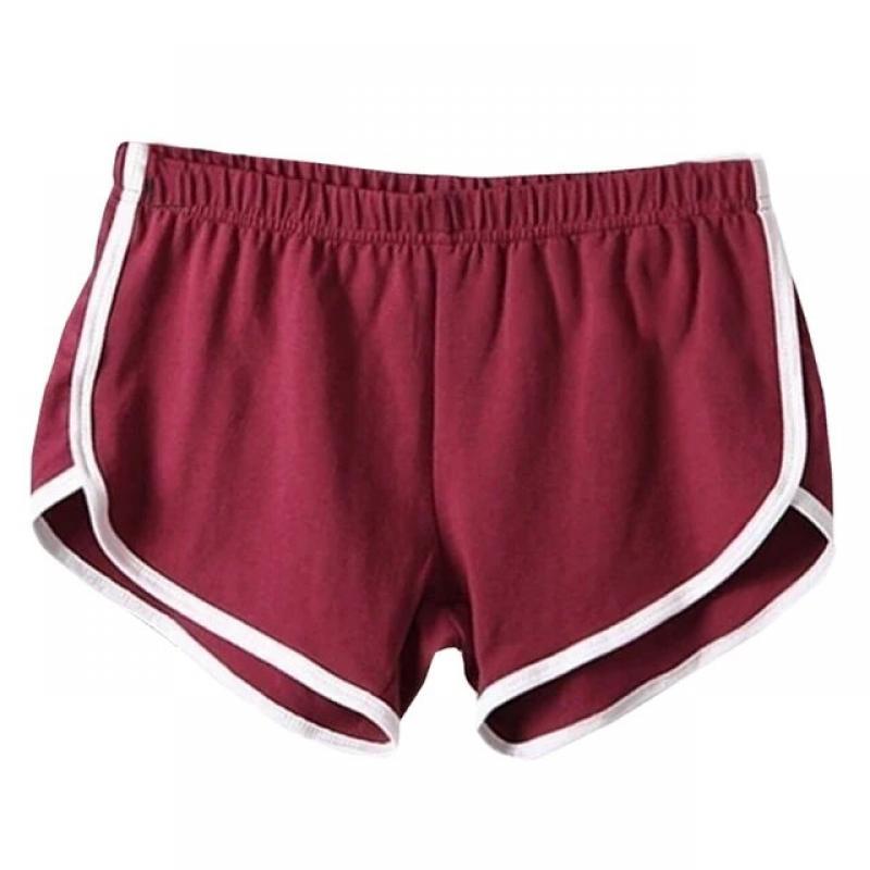 Women Skinny Shorts Solid Sexy  Fitness Elastic Waist Shorts Female 2021 Summer Yoga Bodybuilding Seamless Beach Short Pants