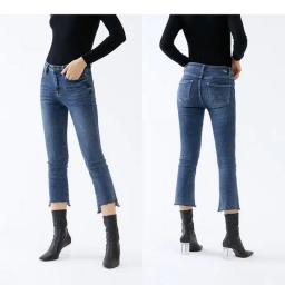2023 Summer New Women's Casual Jeans Fashion All Match Women's Jeans High Quality