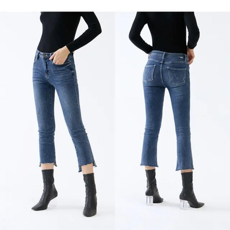 2023 Summer New Women's Casual Jeans Fashion All Match Women's Jeans High Quality
