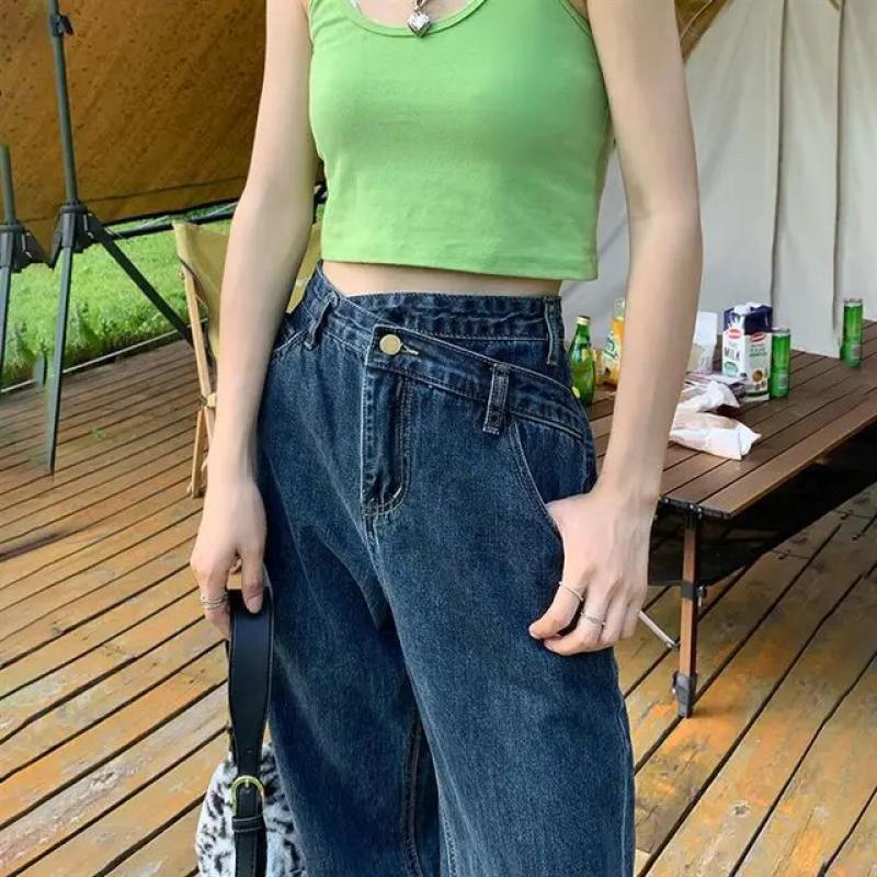 2023 New Spring Summer Women Casual Cotton High Waist Jeans Fashion Casual Ladies Pencil Pants