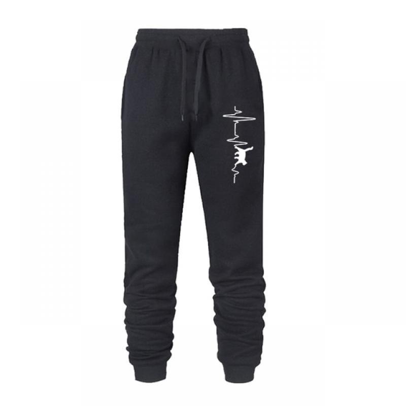 Women Lovely Cat Print Long Pants Autumn and Winter Casual Sweatpants Solid Color Bottoms Jogging Fitness Sports Trousers