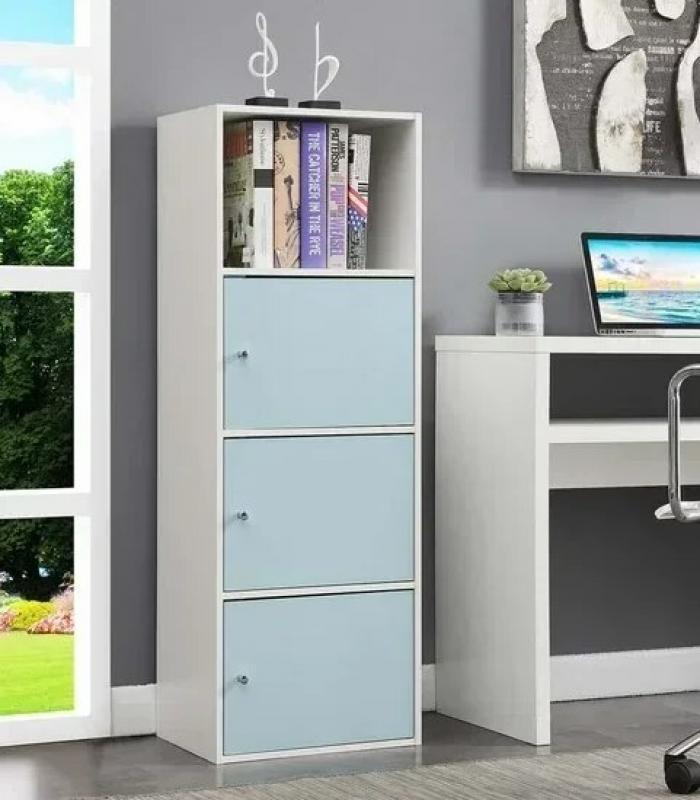 Storage Cabinet with Doors and Shelves Tall Garage Lockable File Heavy-Duty Locker Tool Cabinet for Garage Office Home Kitchen