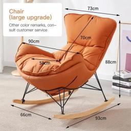 Lounge Rocking Chair Recliner Celebrity Nordic Balcony Lazy Leisure Sofa Chaise Divani Da Soggiorno Lounge Suites Furniture